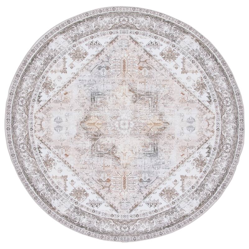 SAFAVIEH, Tucson Machine Washable Slip Resistant Therese Oriental Medallion