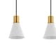 preview thumbnail 9 of 15, JONATHAN Y Watts Mid-Century Modern Iron LED Pendant