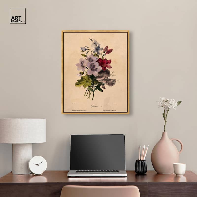 Elisa's Blooms Canvas by Art Remedy
