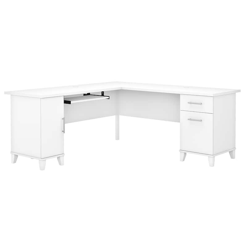 Somerset 72W L Shaped Desk with Storage by Bush Furniture