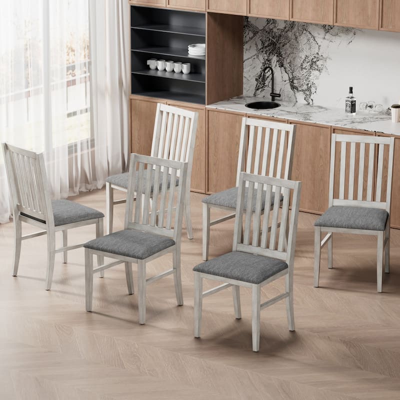 VECELO 100% Solid Oak Wood Dining Chairs, Dining Chairs, Wood Dining Room Chair, Dining Side Chairs, Wooden Kitchen Chairs