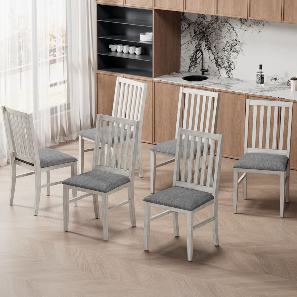 VECELO 100% Solid Oak Wood Dining Chairs, Dining Chairs, Wood Dining Room Chair, Dining Side Chairs, Wooden Kitchen Chairs