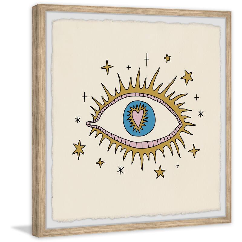 Burning Heart Framed Wall Art, Elegant Home Touch - Sophisticated Artwork for Refined Décor