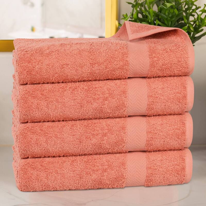 Superior Franklin Cotton Lightweight Bath Towel Set of 4