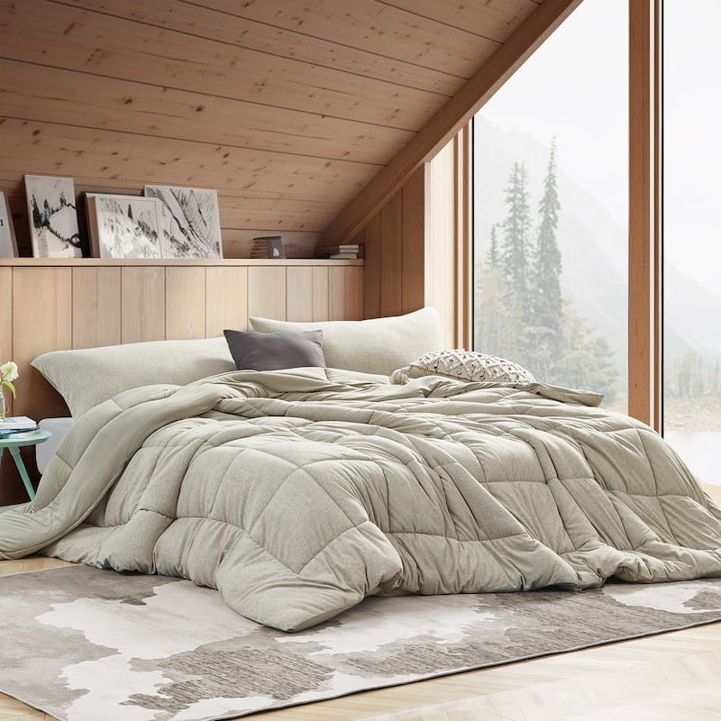 Sweater Weather® Yoga - Coma Inducer® Oversized Comforter - Snowy Moss-Gray - King