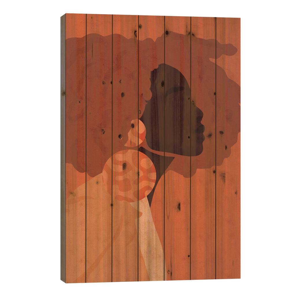 Tula Print On Wood by Reyna Noriega - Multi-Color