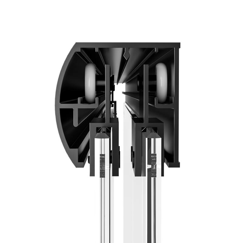 Aluminum Frame Double Sliding Shower Door