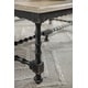preview thumbnail 3 of 4, Hooker Furniture Ciao Bella 54" Wide French Italian Farmhouse Style - Distressed Black / Flaked Cream