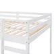 preview thumbnail 11 of 12, Full Size Loft Bed with Slide , Sturdy Pine Wood Construction, Guard Rails, and Slatted Design