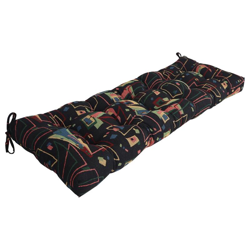 Tufted Tapestry Bench Cushion (Multiple Widths)
