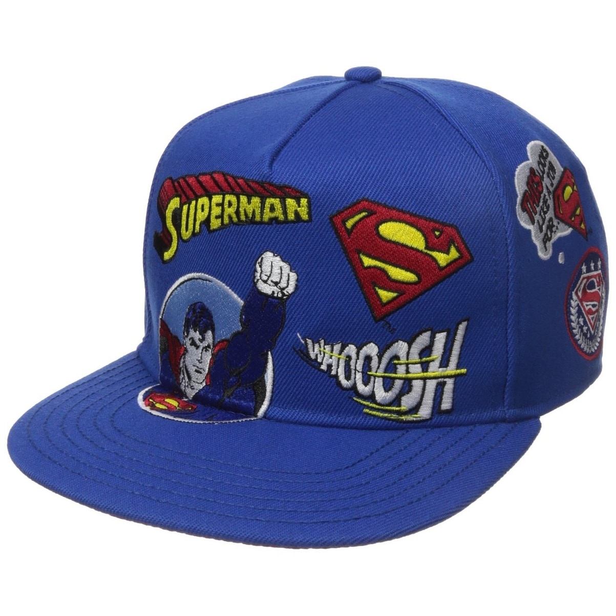 superman flat brim hat