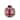Glass Sm Etched Sphere Orn Red- A - A