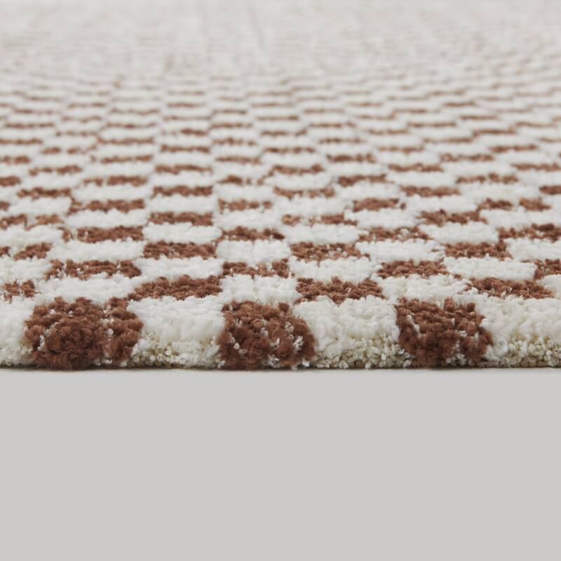 Mann Checkered Area Rug