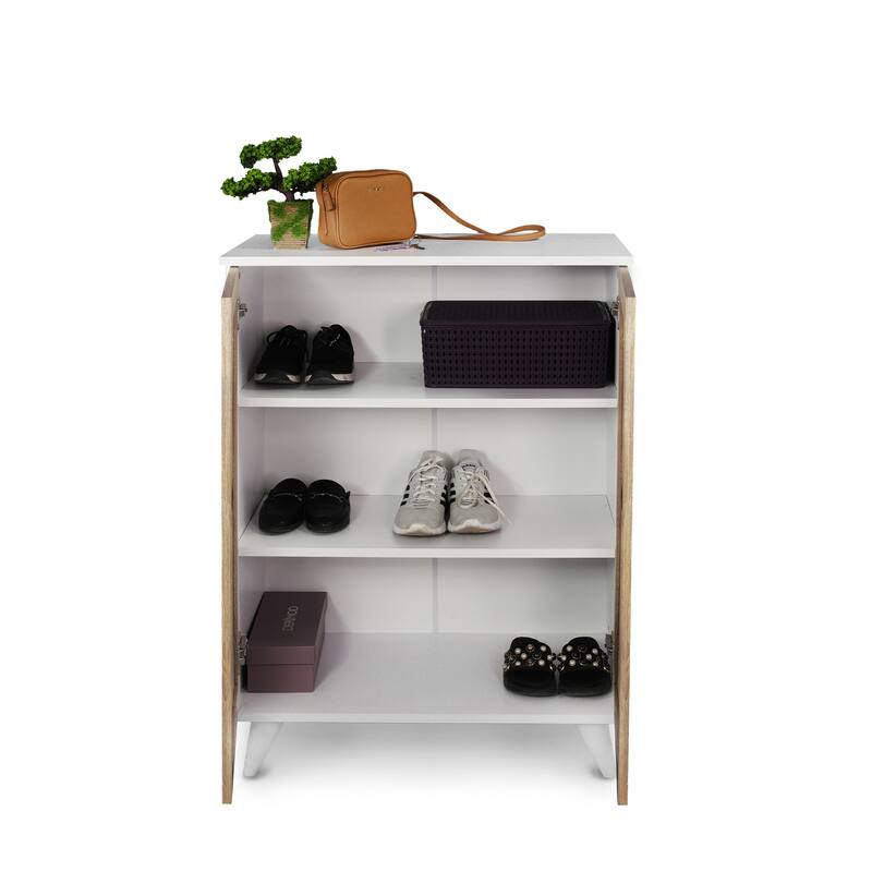 Karina Wood Material Shoe Cabinet