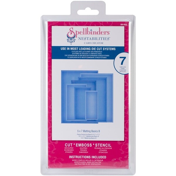 Spellbinders Nestabilities 5"X7" Card Creator Dies