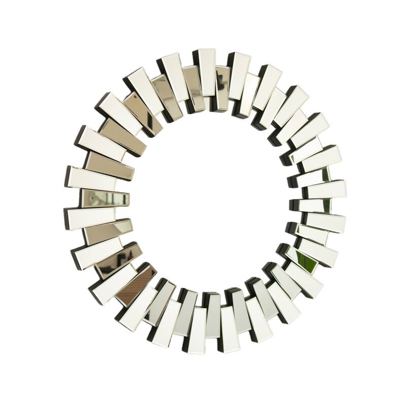 32" Irregular Circle Wall Mirror