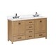 preview thumbnail 28 of 33, Avanity Modero 60 in. Double Sink Bathroom Vanity with Engineered Stone Top - 61"W x 22"D x 35"H