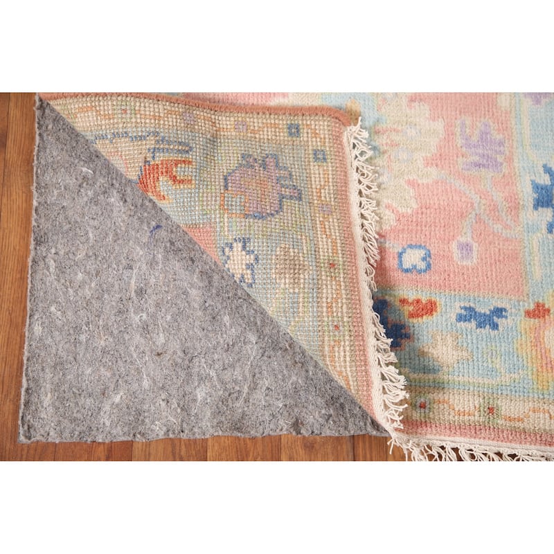 Colorful Oushak Oriental Accent Rug Wool Carpet - 2'6"x 5'9"