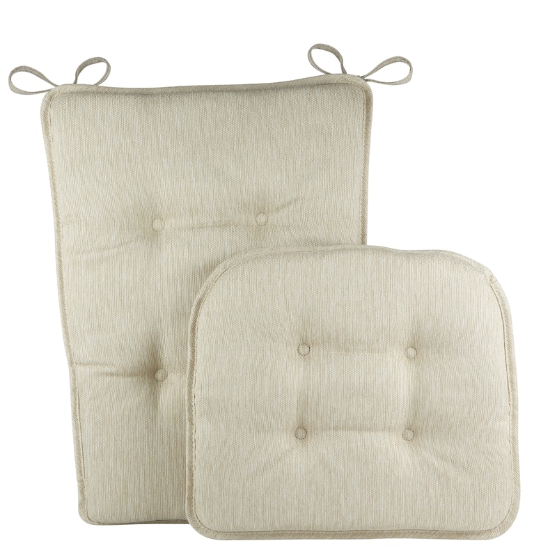 Klear Vu Embrace Low Profile Rocking Chair Cushion Set - Natural - Single