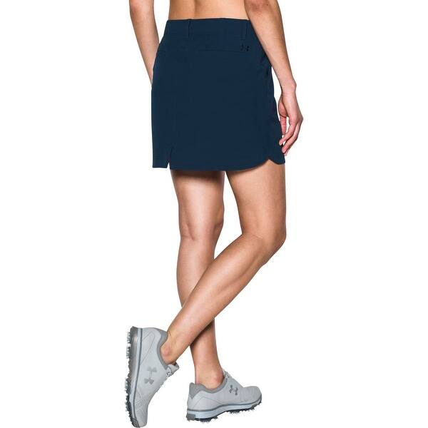 Shop Under Armour Womens Links Storm Skort Golf Upf 30 Overstock