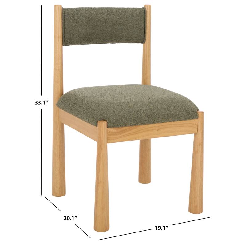 SAFAVIEH Home Makiko Dining Chair - 19"W x 20"D x 33"H