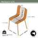 preview thumbnail 11 of 16, BNK Indoor/Outdoor PP Plastic Chairs With Sturdy Metal Legs (Set of 4)