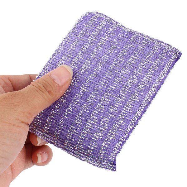 purple dish sponge