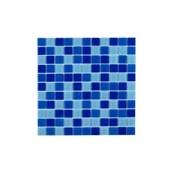 Ws Tiles 1 X 1 Glass Crystal Squares Mosaic Wall Tile Overstock 32308526