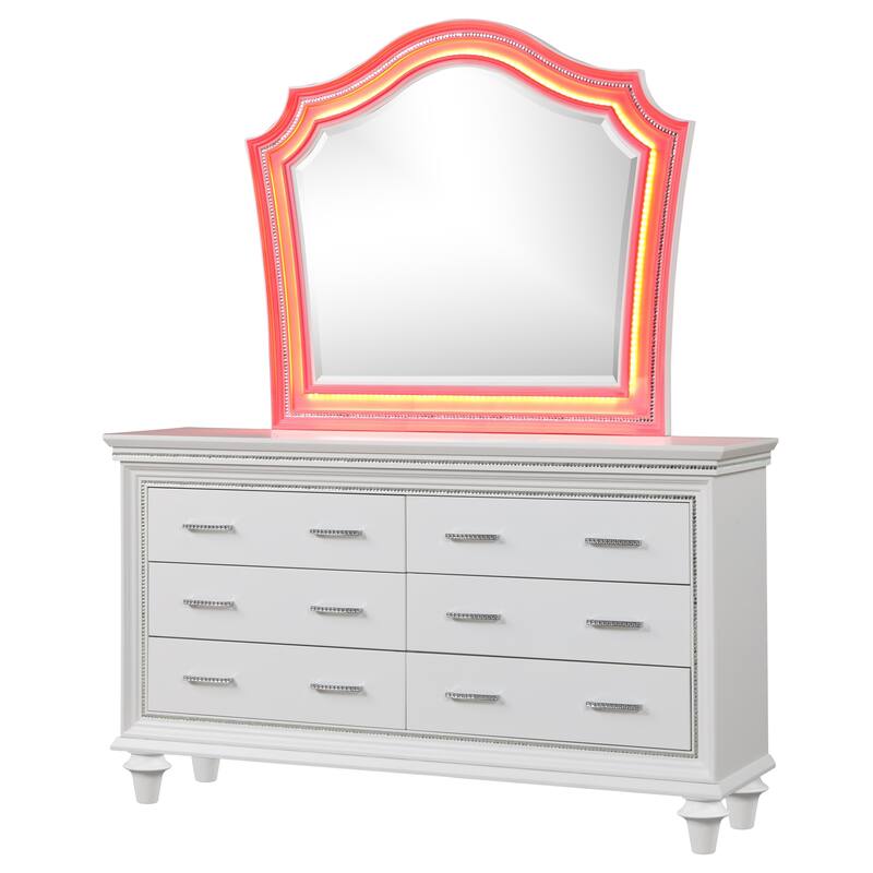 Rosie Bedroom Set with LED lighting