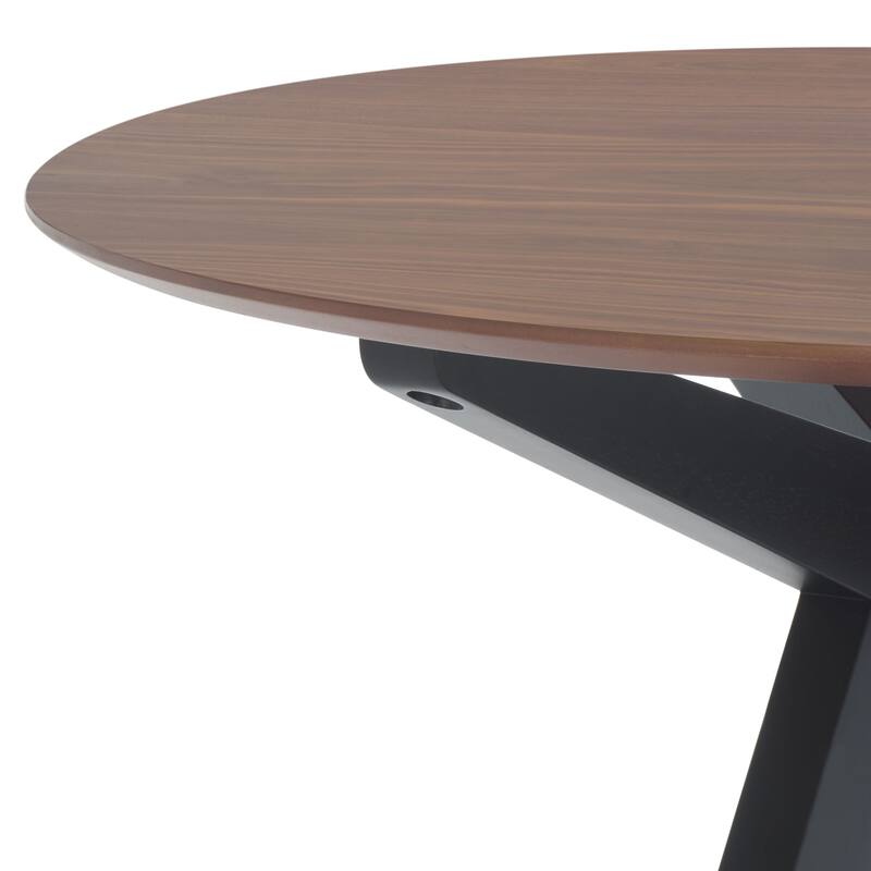 SAFAVIEH Couture Rhonda Round Wood Dining Table - 47"W x 47"D x 30"H