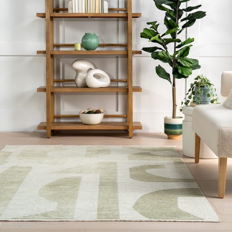 Nuloom Grania SuperiorWash Modern Abstract Reversible Machine Washable Area Rug
