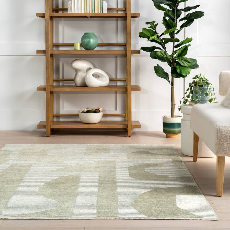 Nuloom Grania SuperiorWash Modern Abstract Reversible Machine Washable Area Rug