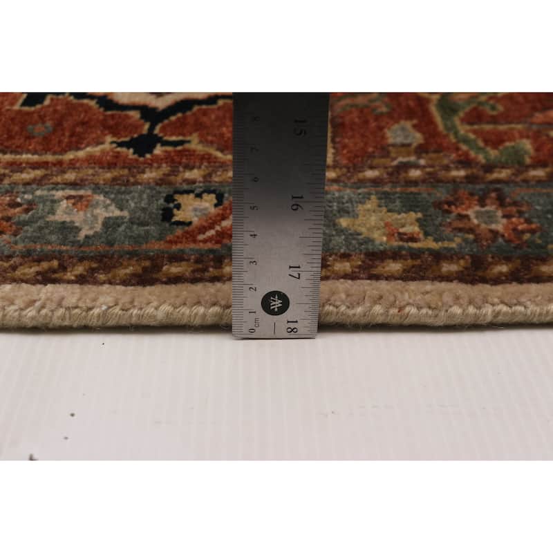 ECARPETGALLERY Hand-knotted Jules Sultane Ivory Wool Rug - 8'10 x 11'10