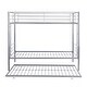 preview thumbnail 17 of 31, Twin over Twin Size Metal Bunk Bed with Trundle