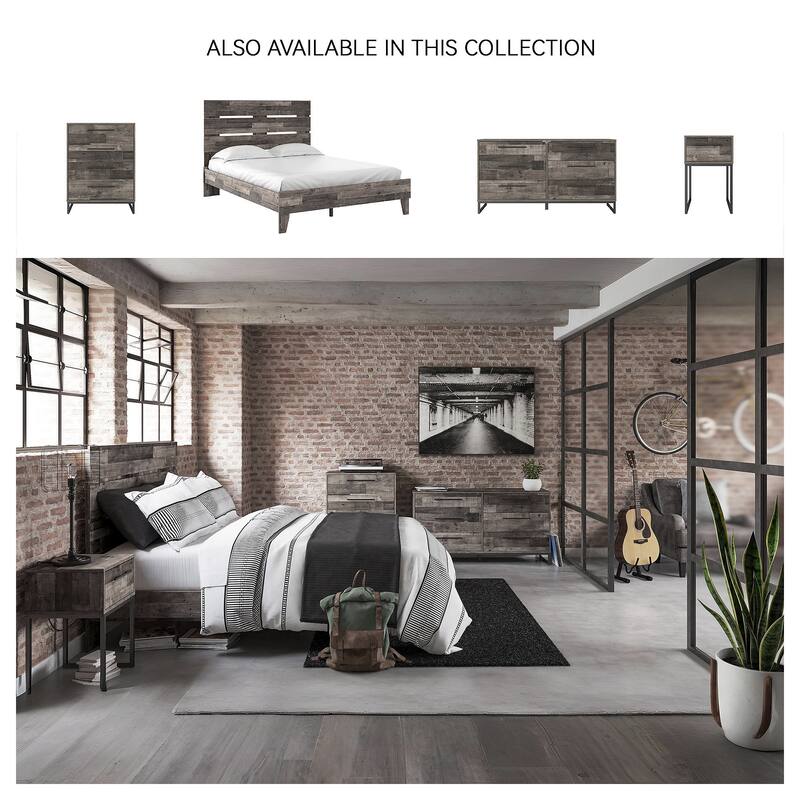 Signature Design by Ashley Neilsville Multi Gray 6 Drawer Dresser