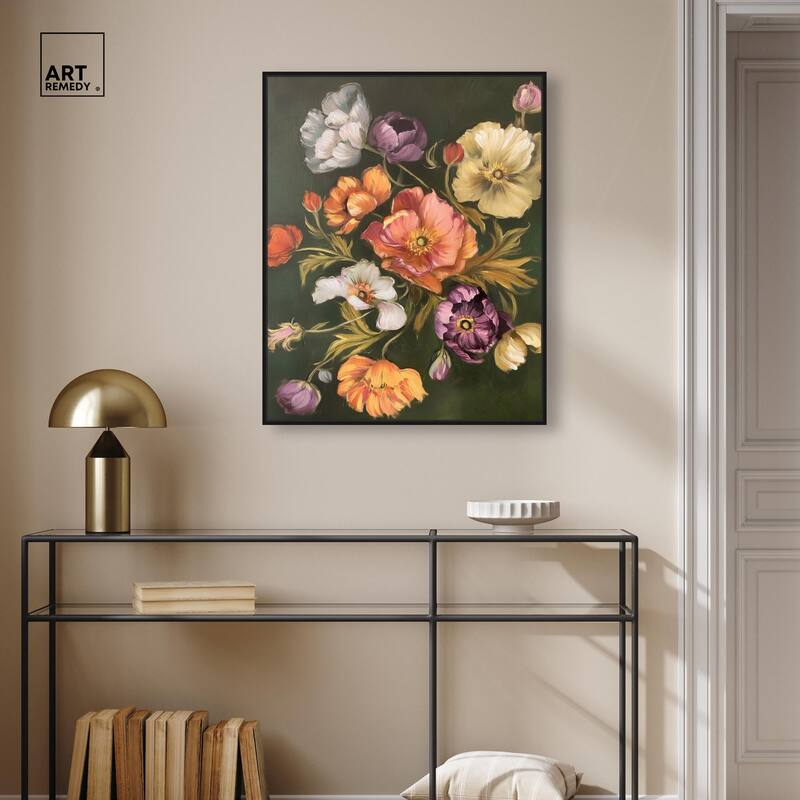 Twilight Tulips II Canvas by Art Remedy