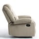 preview thumbnail 44 of 101, Overstuffed Cotton Corduroy Manual Pushback Recliner with Wide Armrest