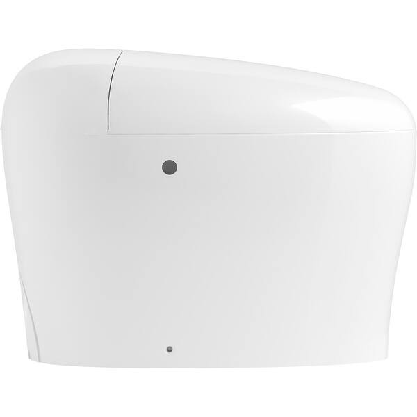 Shop Kohler K 77780 Karing 1 08 Gpf One Piece Elongated Toilet Seat White Overstock 28317239