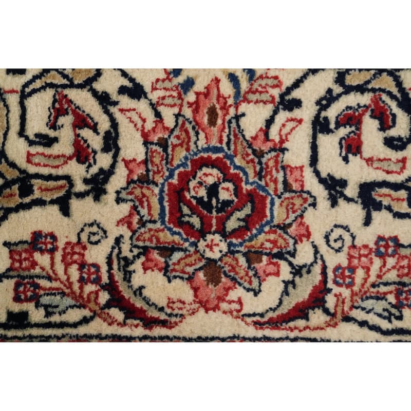 Hand Knotted Oriental 100% Wool Carpet Traditional All-Over Navy Blue & Blues Sarouk Area Rug - 17' 0'' X 10' 4''