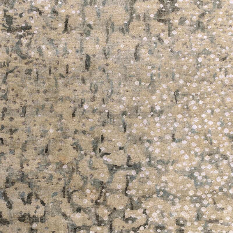 Hand-Knotted Giana Abstract Wool Area Rug - 12' x 15'