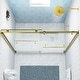 preview thumbnail 9 of 25, Seawin 56 - 60 in. W x 64 in. H Mara Frameless Bypass Sliding Bathtub Door 10 mm Tempered Glass with NanoShield™ Coating