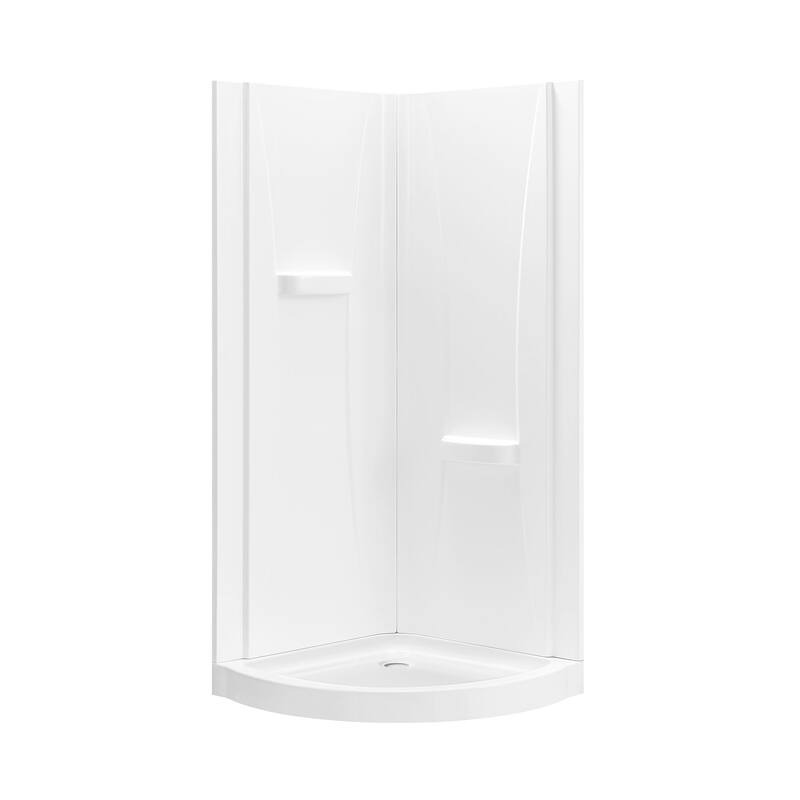 Ove Decors Breeze Shower Kit, Clear Panels, Walls and Base