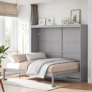 Contemporary Design Queen Size Murphy Bed Wall Bed, Multi-Function ...