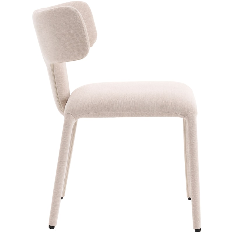 Modern Dining Chairs Set of 2, 18.9"Wx18.5"D Contemporary Fabric Side Chairs
