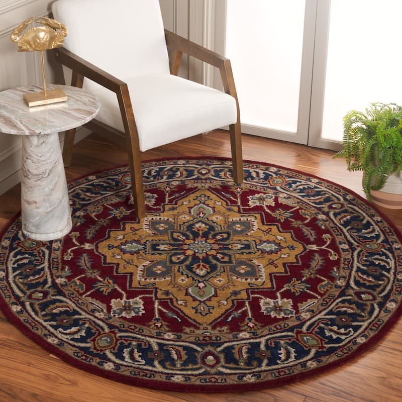 SAFAVIEH Handmade Heritage Tieneke Traditional Wool Rug