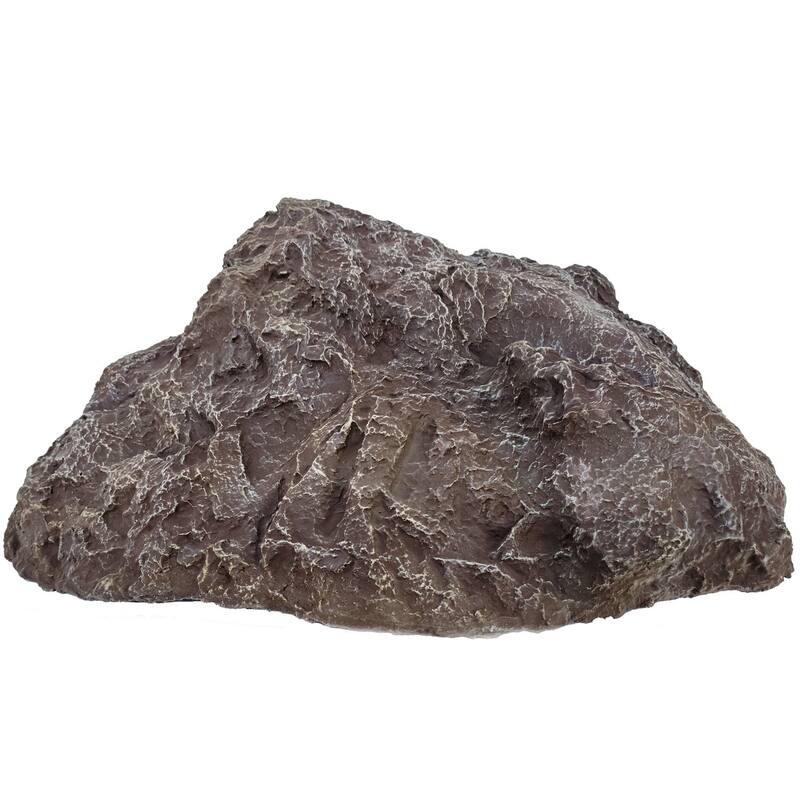 Outdoor Artificial Landscaping Rock Well Pump Cover Fiberglass Boulder