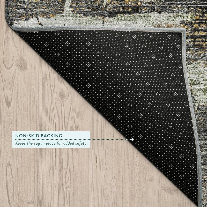 Machine Washable Indoor/ Outdoor Chic Veta Chantille Rug