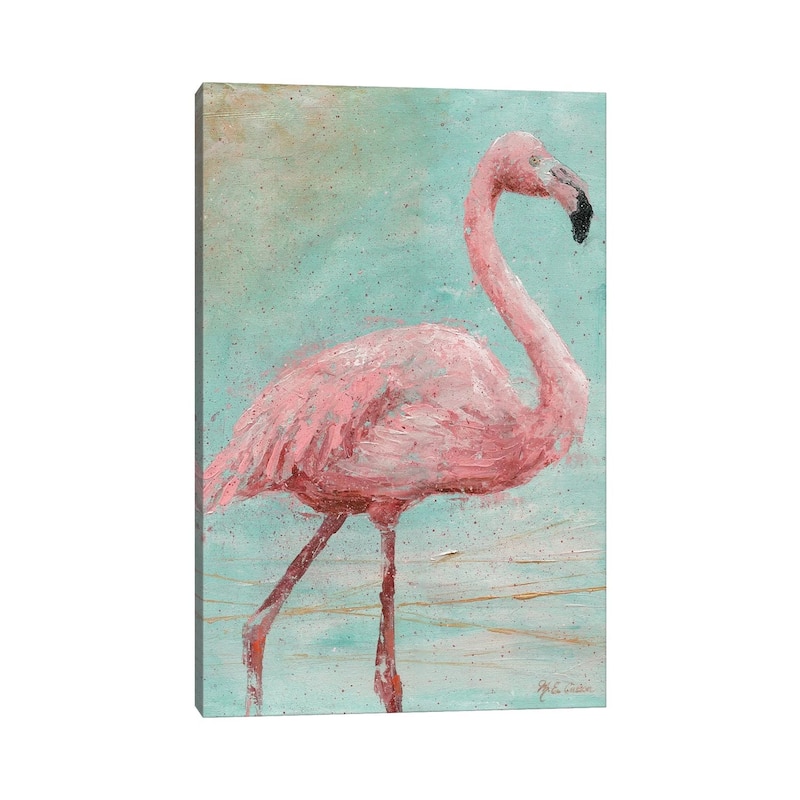 iCanvas "Pink Flamingo I" by Marie Elaine Cusson Canvas Print