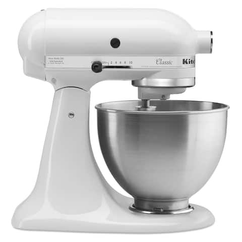 KitchenAid Classic Series 4.5 Quart Tilt-Head Stand Mixer, K45SS