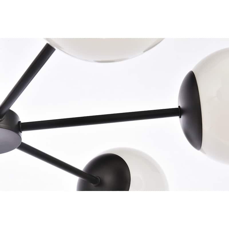 Brooke 30 inch Pendant with White Shade - N/A